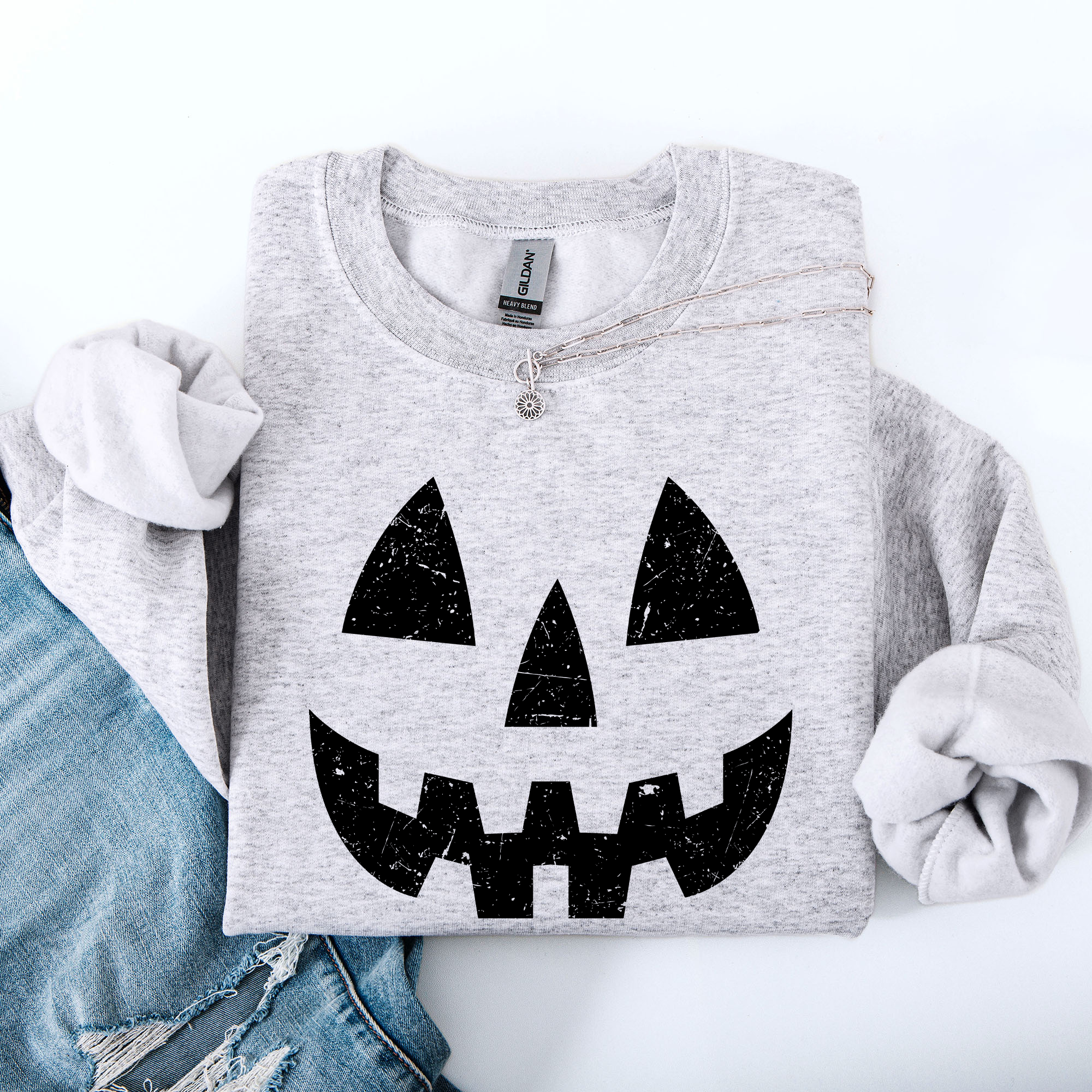 Jack O Lantern, Cute, Halloween Sweatshirt T-Shirts, Hoodie | PodTeesHub.com