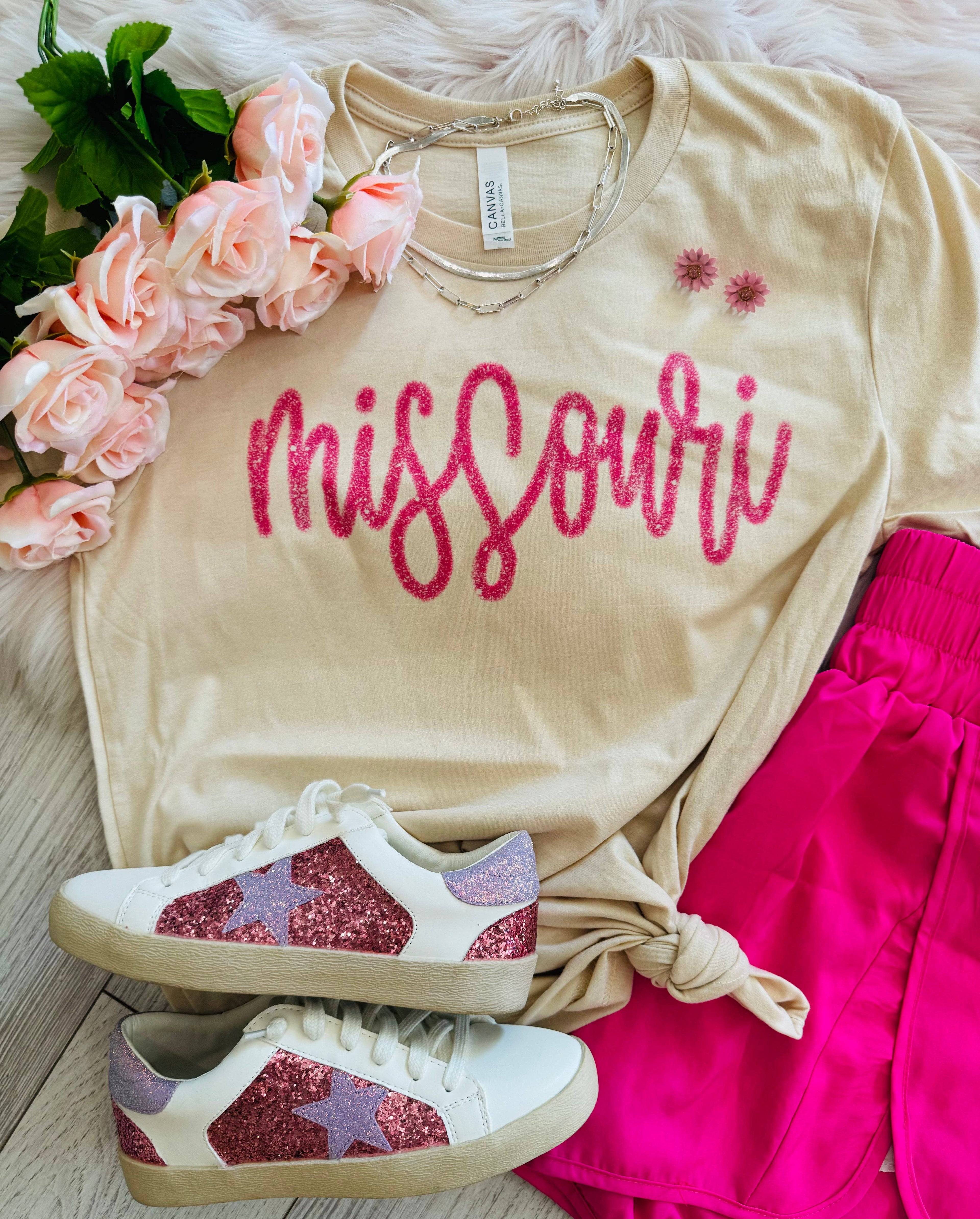 Missouri Faux Tinsel Tee Hoodie, Sweatshirt | PodTeesHub.com