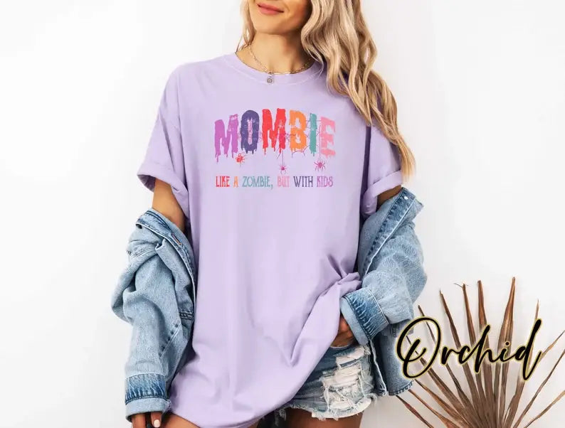 Mombie Like A Zombie But with Kids T-Shirt Hoodie, Sweatshirt | PodTeesHub.com