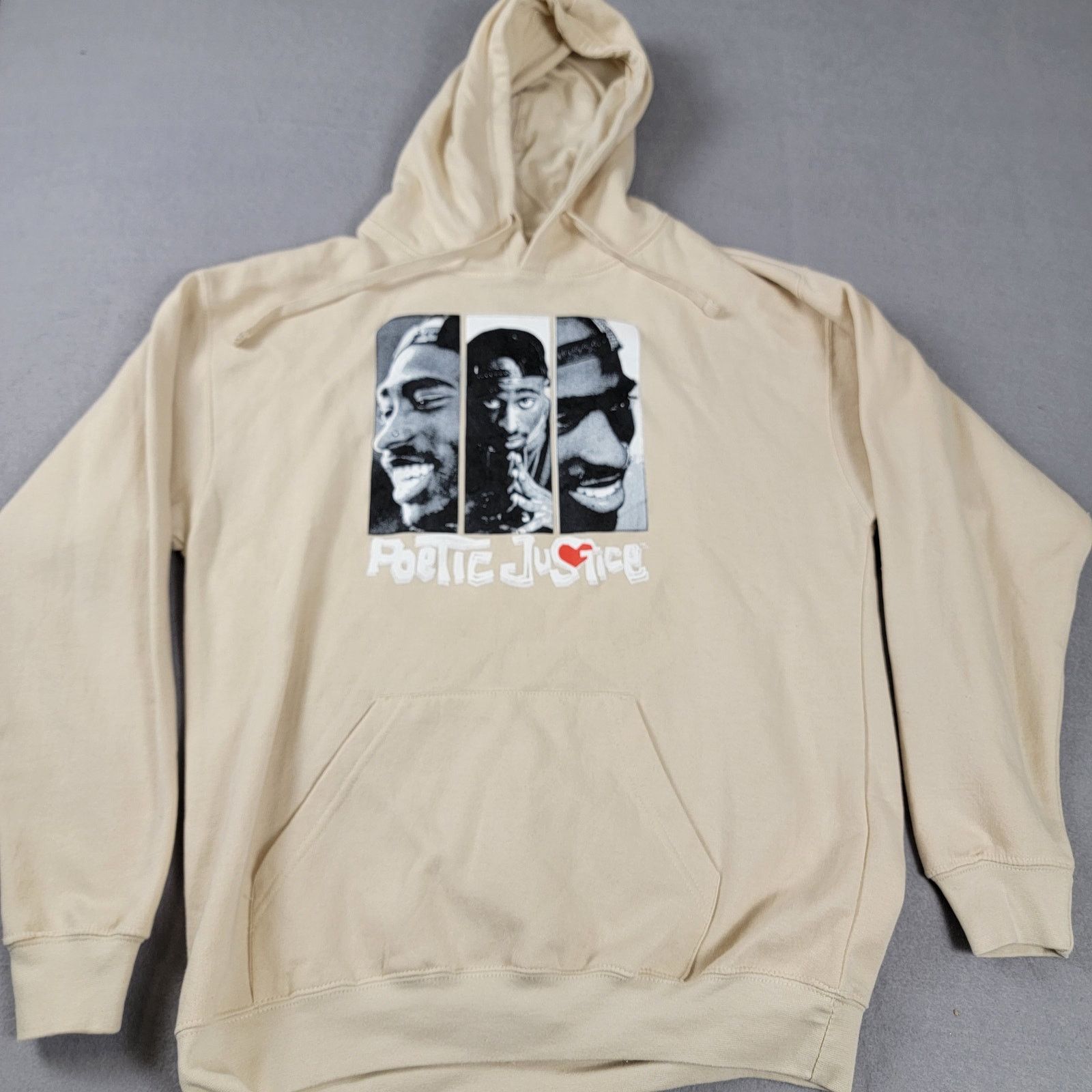 Columbia Tupac Poetic Justice Hoodie Cream Mens Sz L 587 T-Shirts, Sweatshirt | PodTeesHub.com