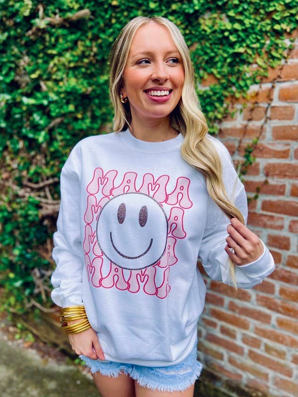 Happy Mama Sublimation Glitter Combo Sweatshirt T-Shirts, Hoodie | PodTeesHub.com