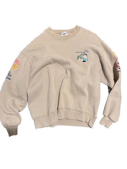 Vintage Jerzees Embroidered Crewneck Sweatshirt Made In Usa T-Shirts, Hoodie | PodTeesHub.com