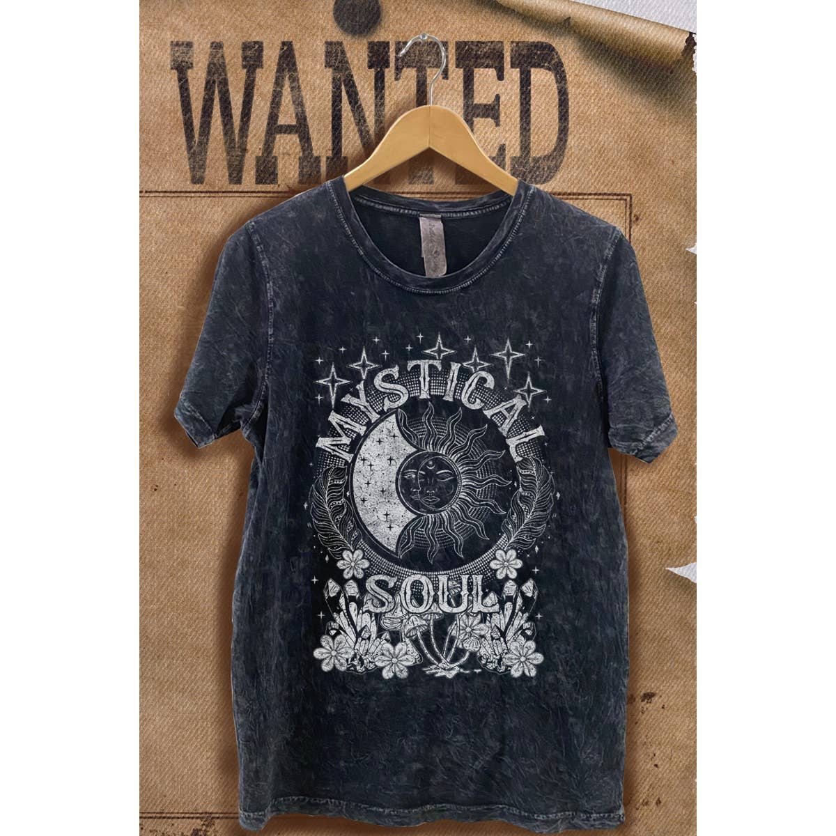 Mystical Soul Mineral Wash Vintage  Graphic  Tee Hoodie, Sweatshirt | PodTeesHub.com