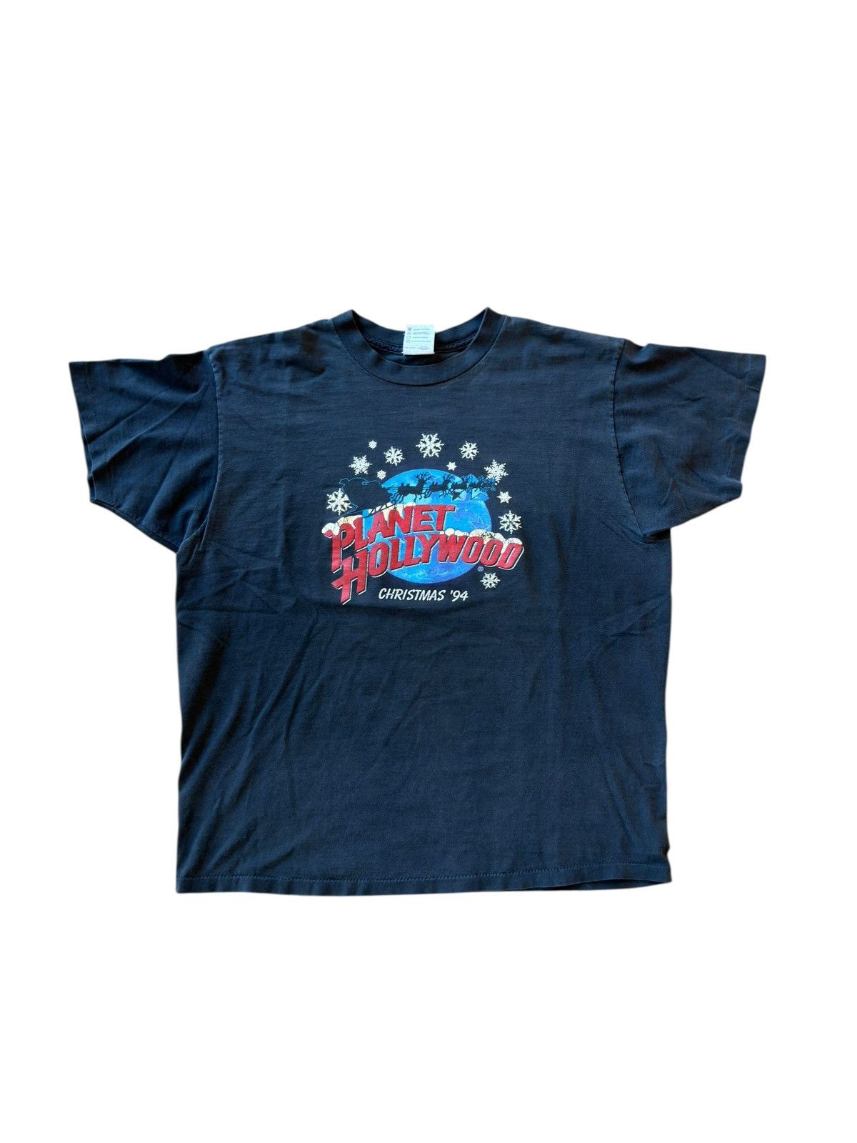 Planet Hollywood Rare Vintage 90s Demna Style Planet Hollywood Faded Tee Hoodie, Sweatshirt | PodTeesHub.com