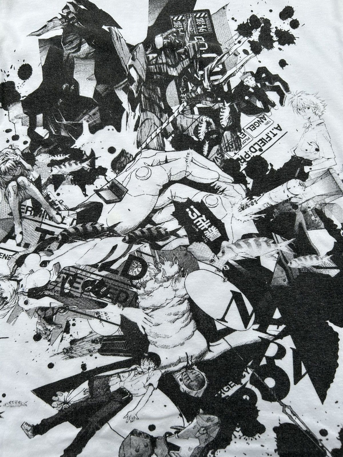 Kapital X Vintage Evangelion Rare Special T Shirt Japanese Anime Hoodie, Sweatshirt | PodTeesHub.com