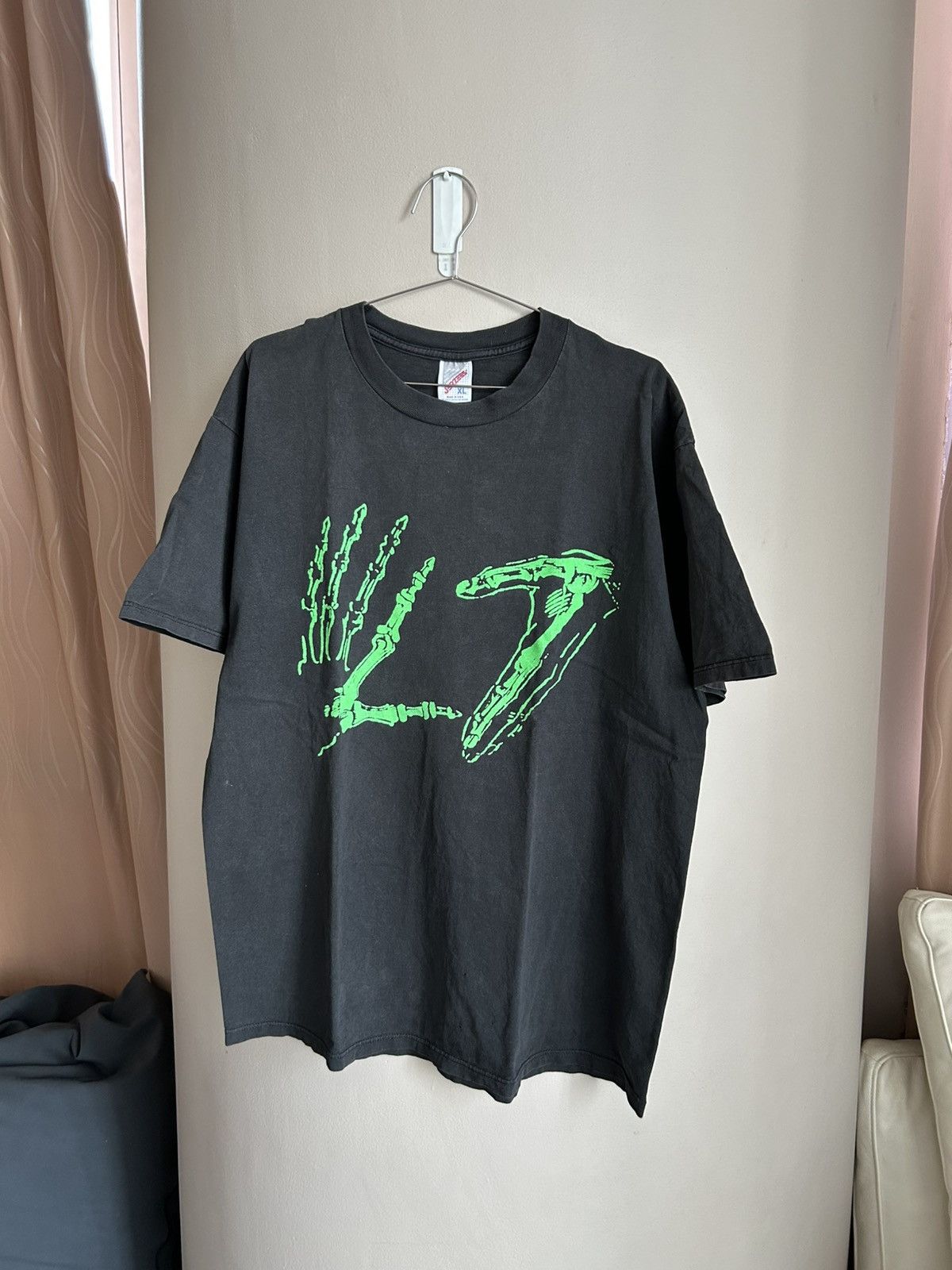 Band Tees Vintage L7 Smell The Magic Thrashed Band Tee Shirt Hoodie, Sweatshirt | PodTeesHub.com