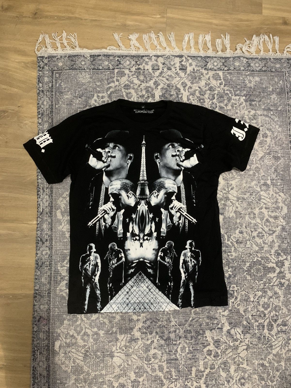 Rap Tees X Vintage Jay Z Kanye West Watch The Throne Tee Hoodie, Sweatshirt | PodTeesHub.com