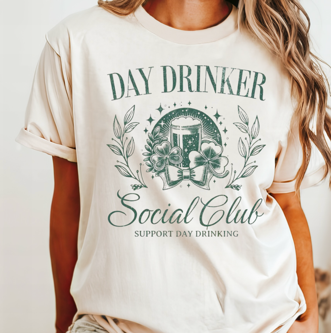 Day Drinker Social Club Tee Hoodie, Sweatshirt | PodTeesHub.com