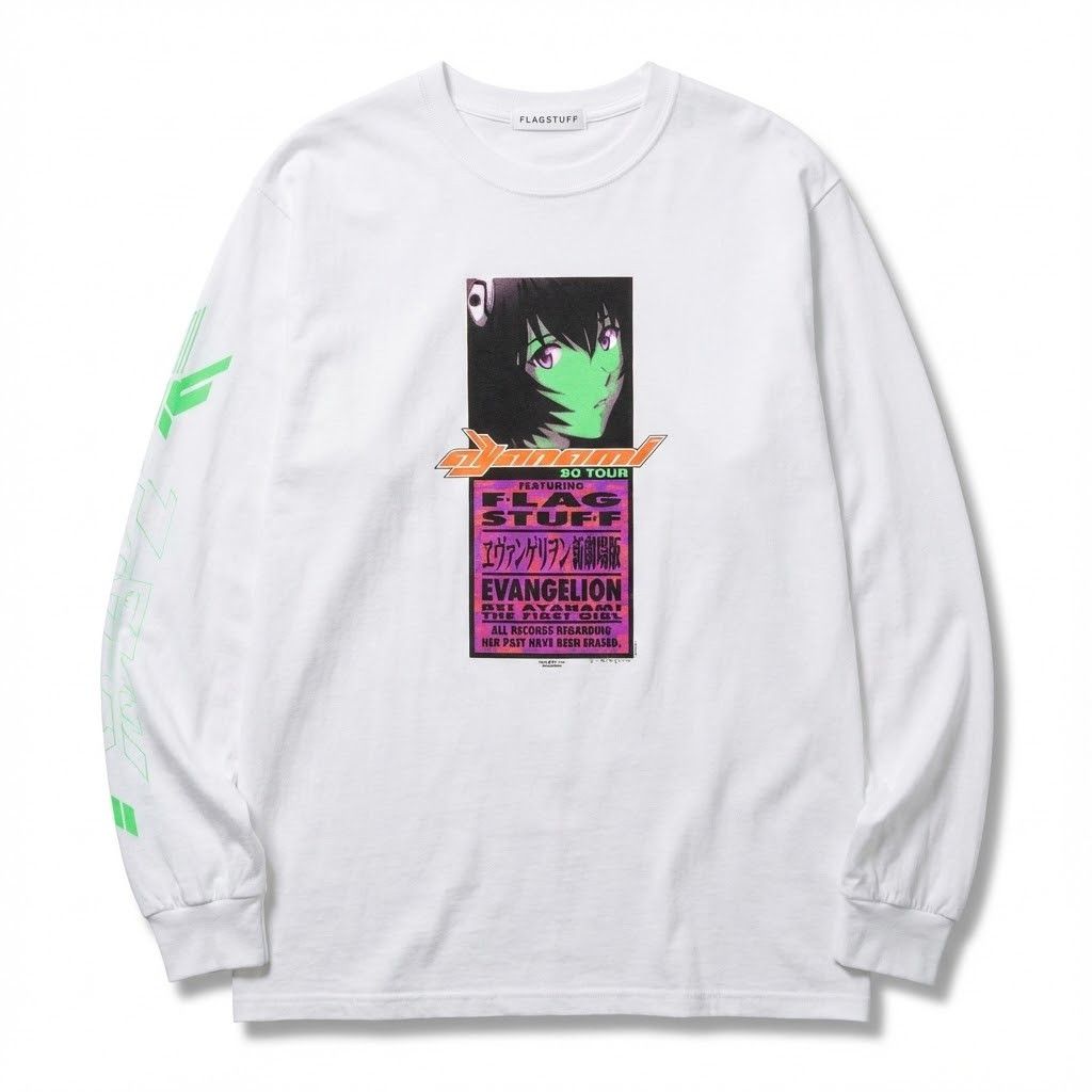 Flagstuff Evangelion Rei Ayanami Shirt Hoodie, Sweatshirt | PodTeesHub.com