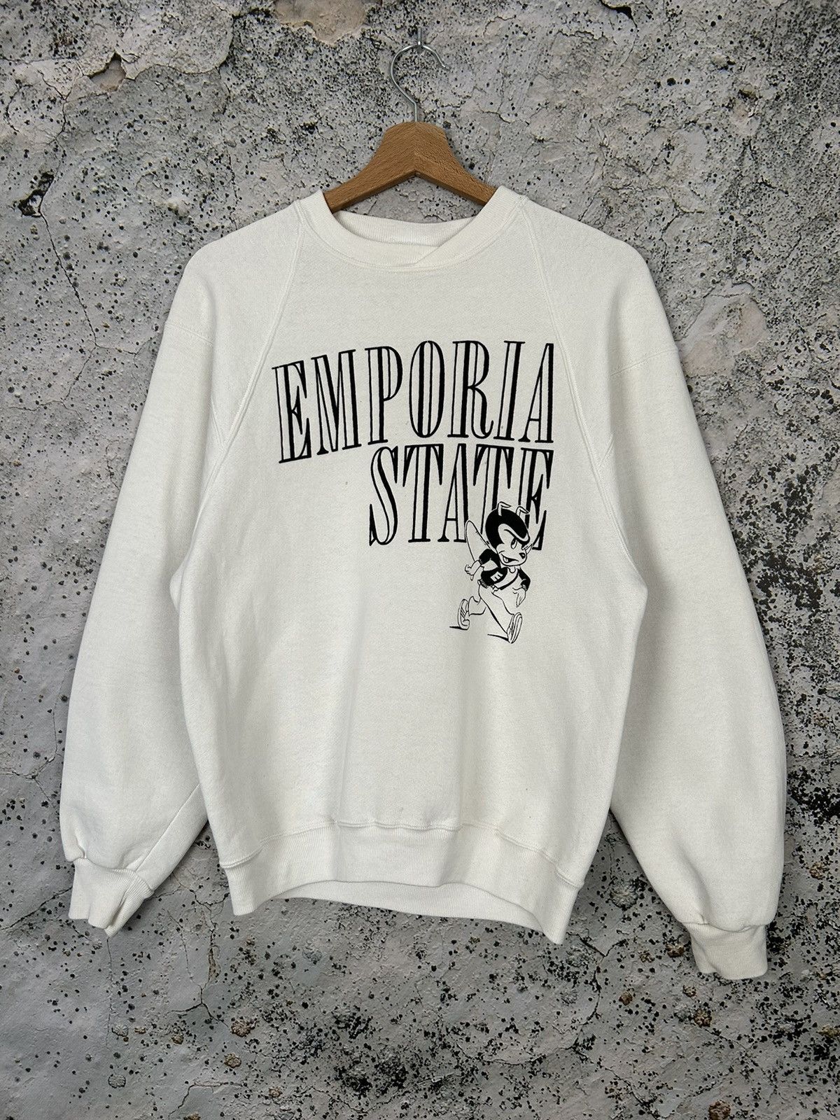 Vintage Emporia State University Crewneck 90s Boxy Sport T-Shirts, Hoodie, Sweatshirt | PodTeesHub.com