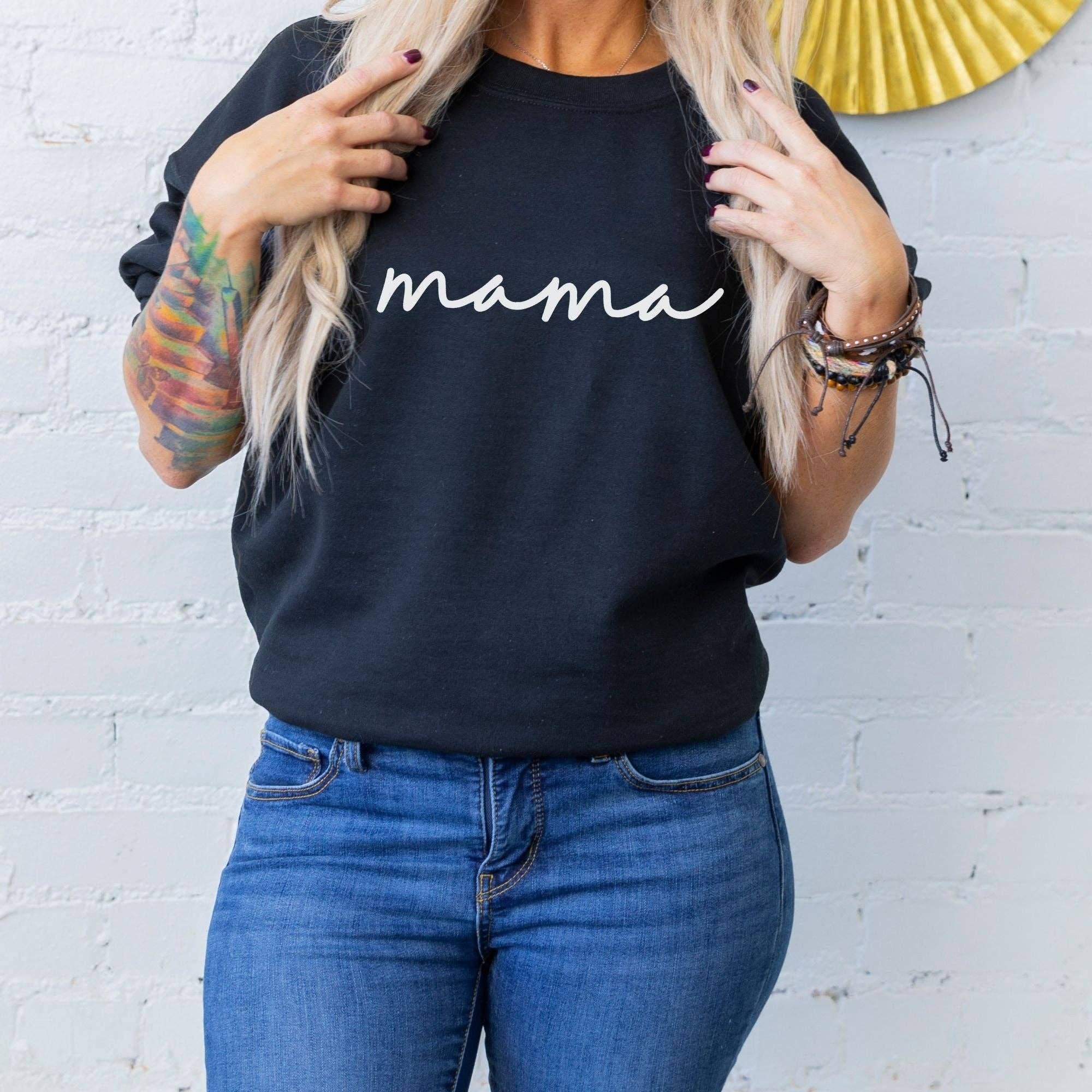 Simple Mama Sweatshirt *Unisex Fit* #3 T-Shirts, Hoodie | PodTeesHub.com