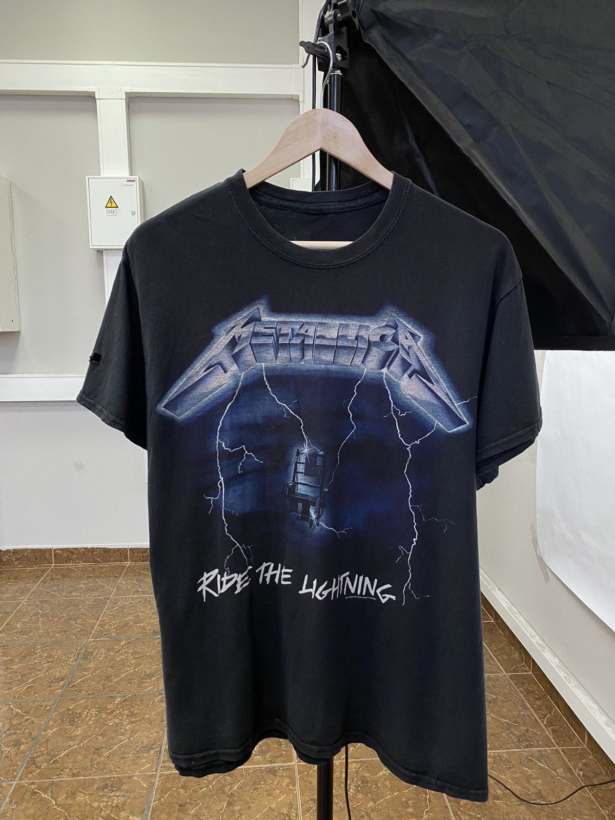 Metallica X Vintage Vintage Metallica Ride The Lightning Rare Retro T Shirt Y2k Hoodie, Sweatshirt | PodTeesHub.com
