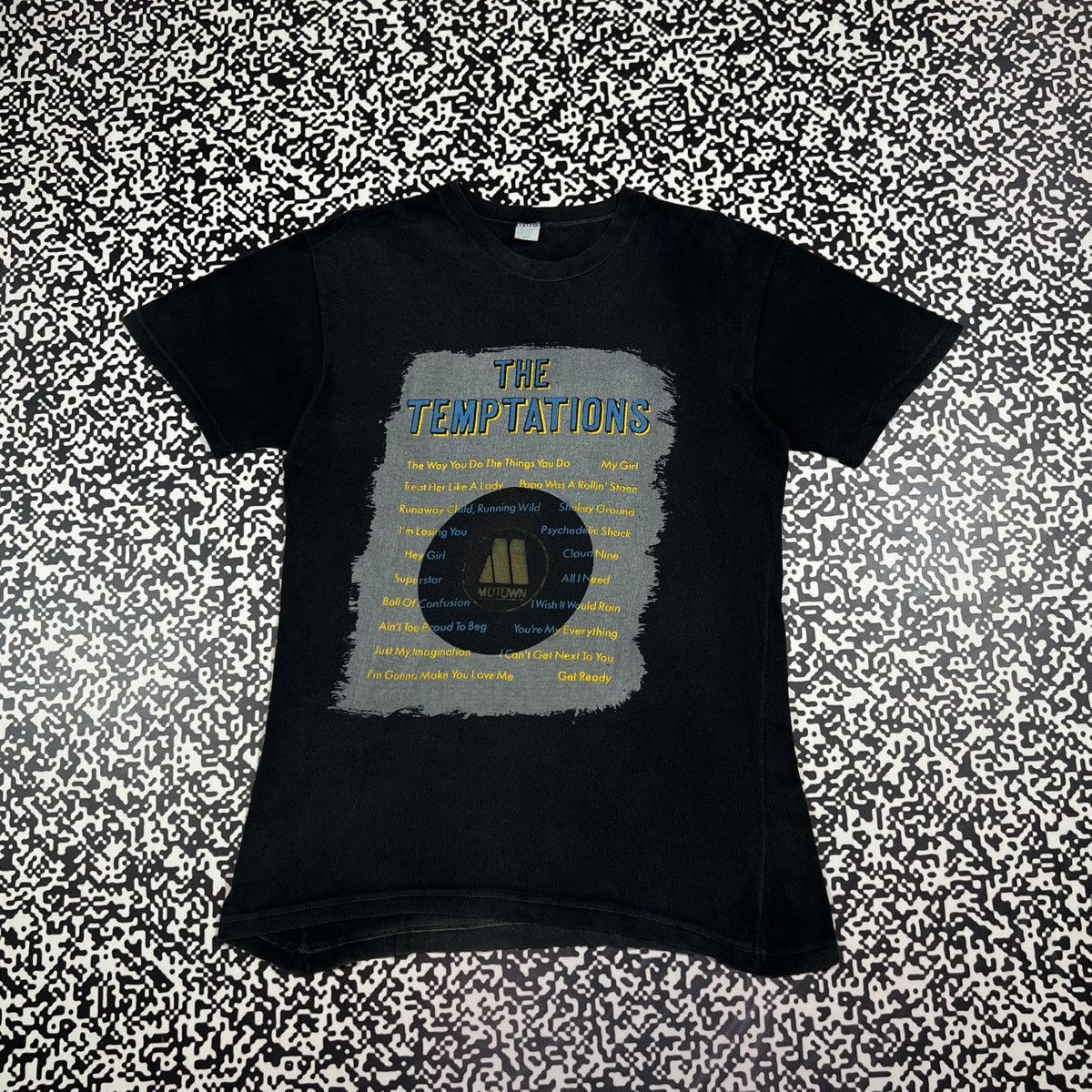 Band Vintage 90s Temptations Band Motown Faded T-Shirts, Hoodie, Sweatshirt
