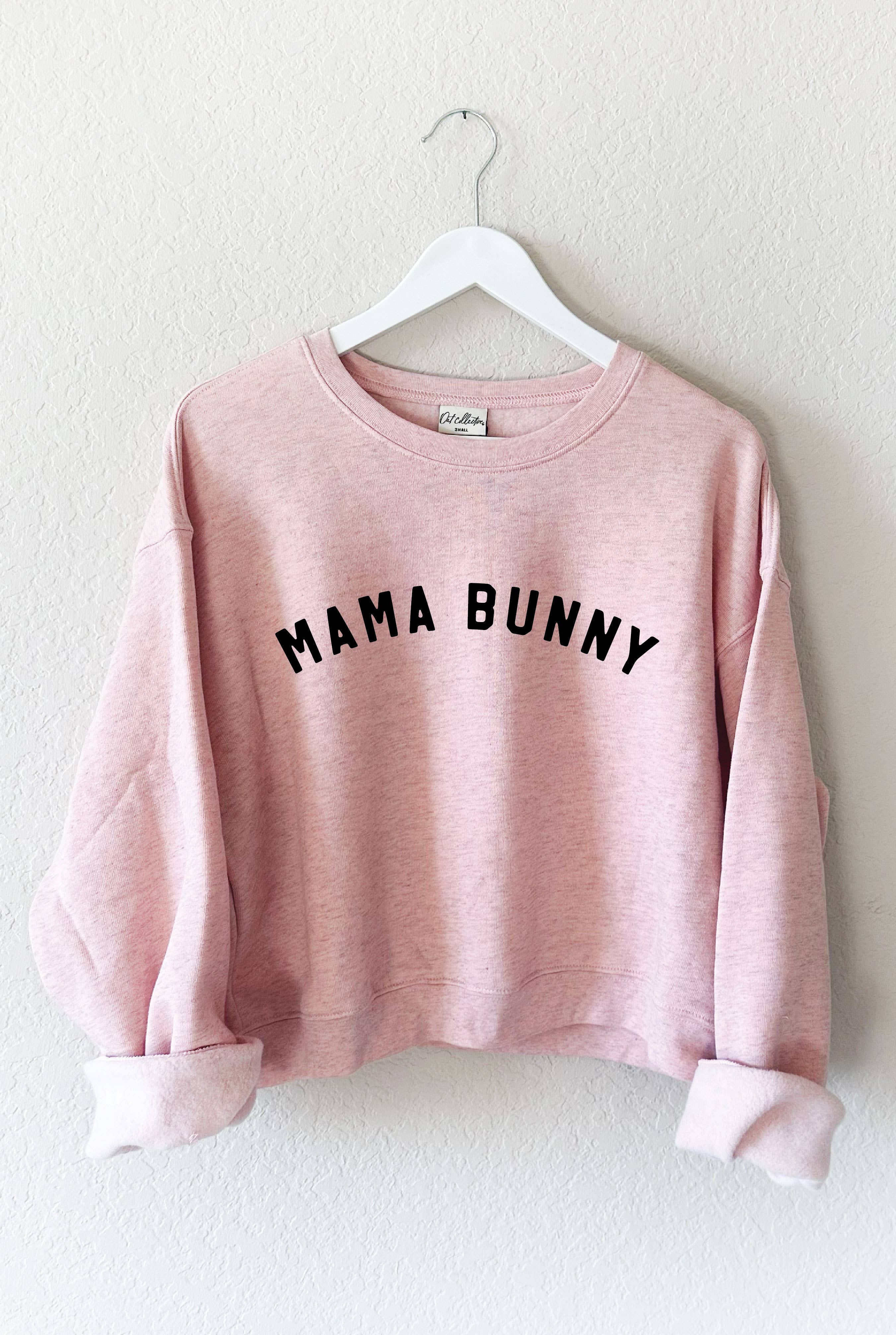 Mama Bunny Mid Graphic Sweatshirt T-Shirts, Hoodie | PodTeesHub.com