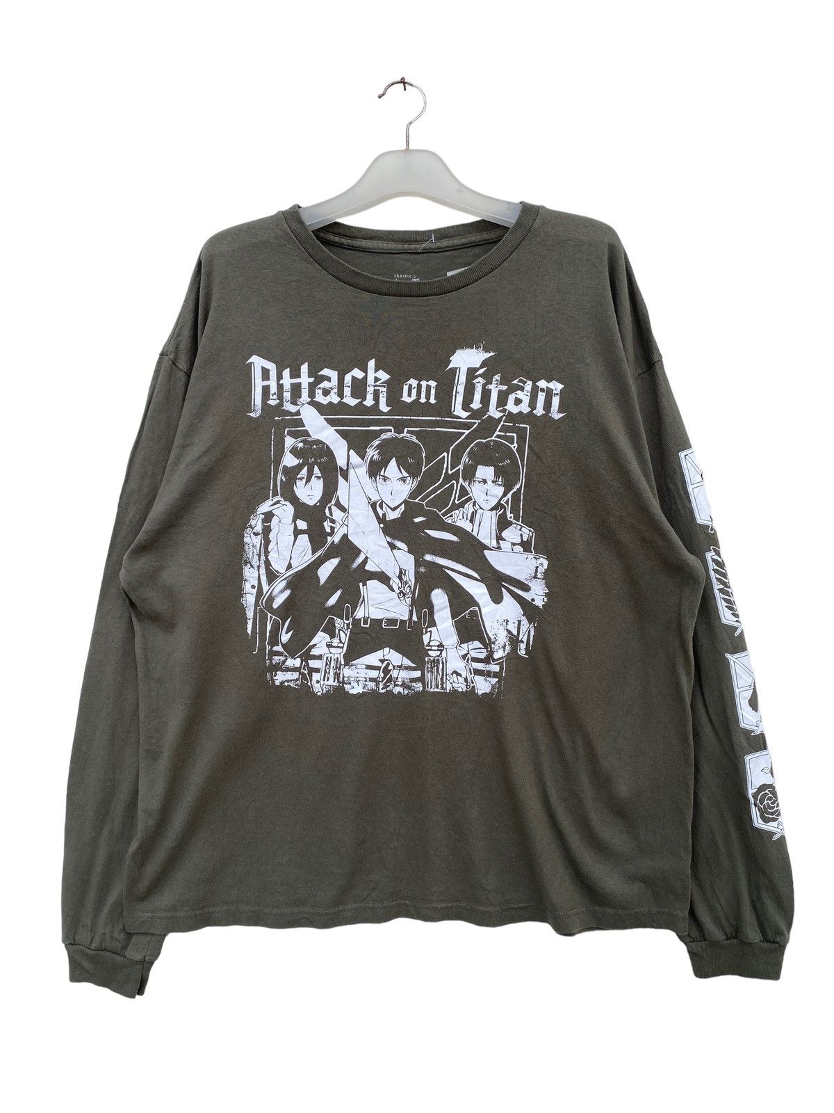Anime Attack Titan Long Sleeve Shirt T-Shirts, Hoodie, Sweatshirt