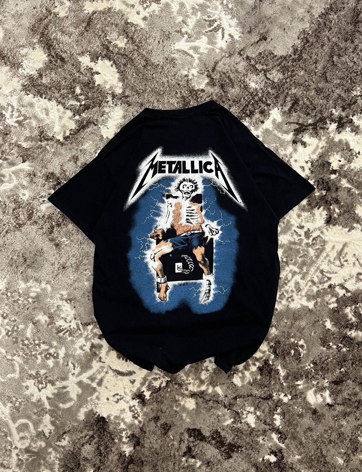 Metallica X Vintage Vintage Metallica Ride The Lighthing Y2k T Shirt Hoodie, Sweatshirt | PodTeesHub.com