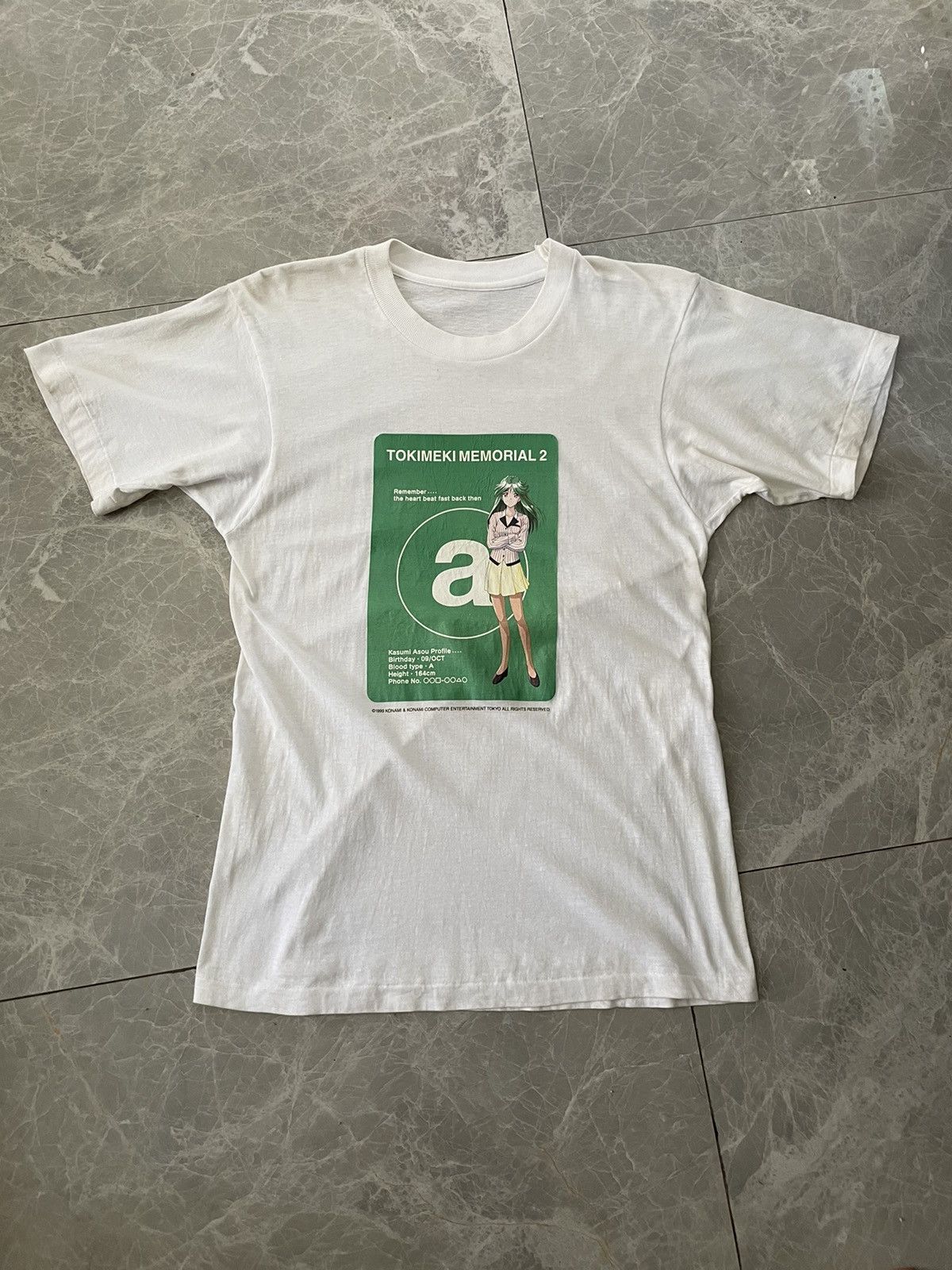 Vintage Tokimeki Memorial 2 Konami Video Games Anime Shirt M T-Shirts, Hoodie, Sweatshirt