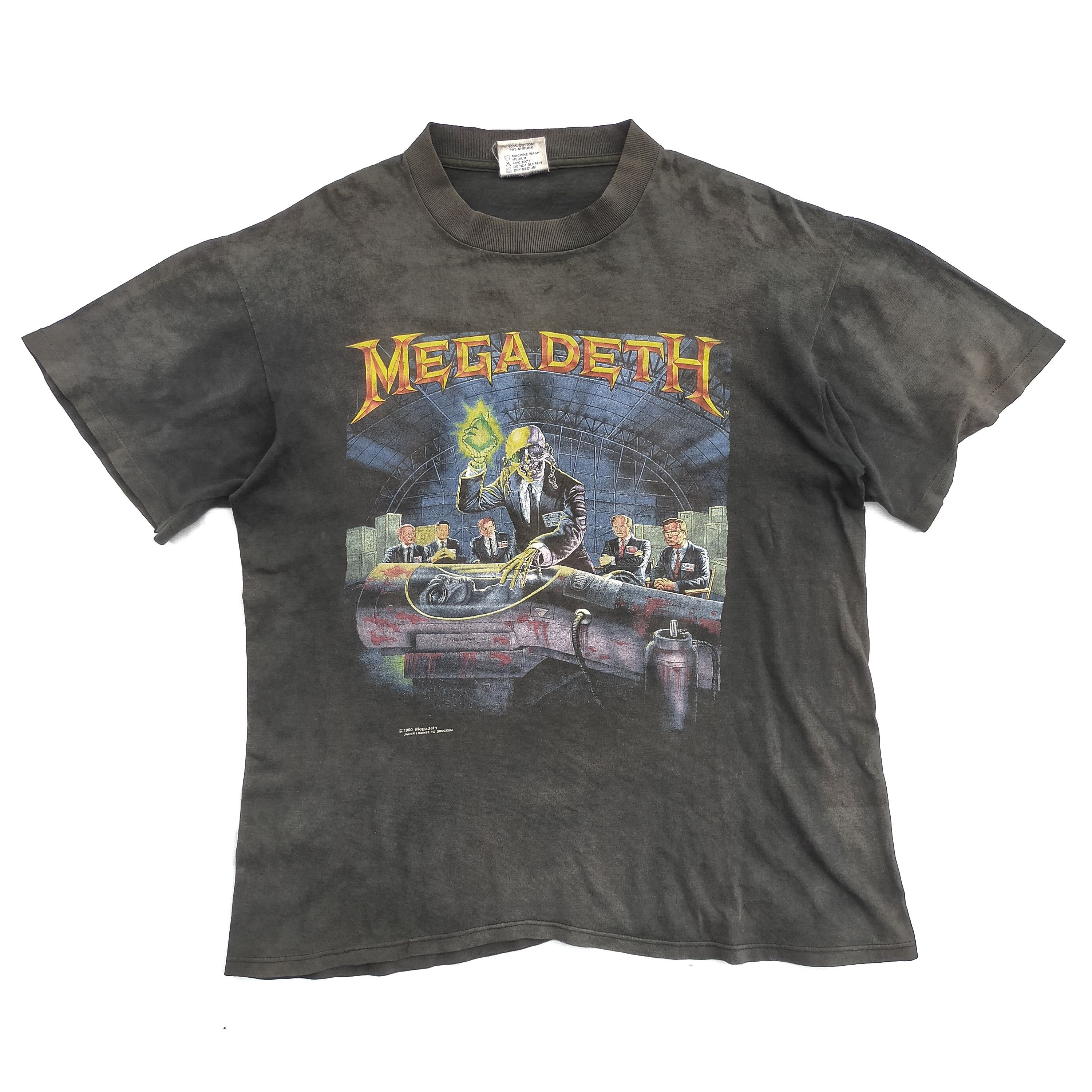 Vintage 90s Megadeth Band Tee Hoodie, Sweatshirt | PodTeesHub.com