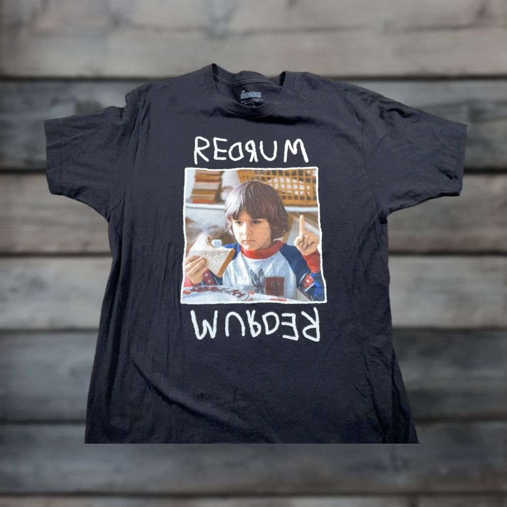 Etro Vintage The Shining T Shirt Black Crew Neck Graphic Print Adult Large Horror Retro Men 90s Them Hoodie, Sweatshirt
