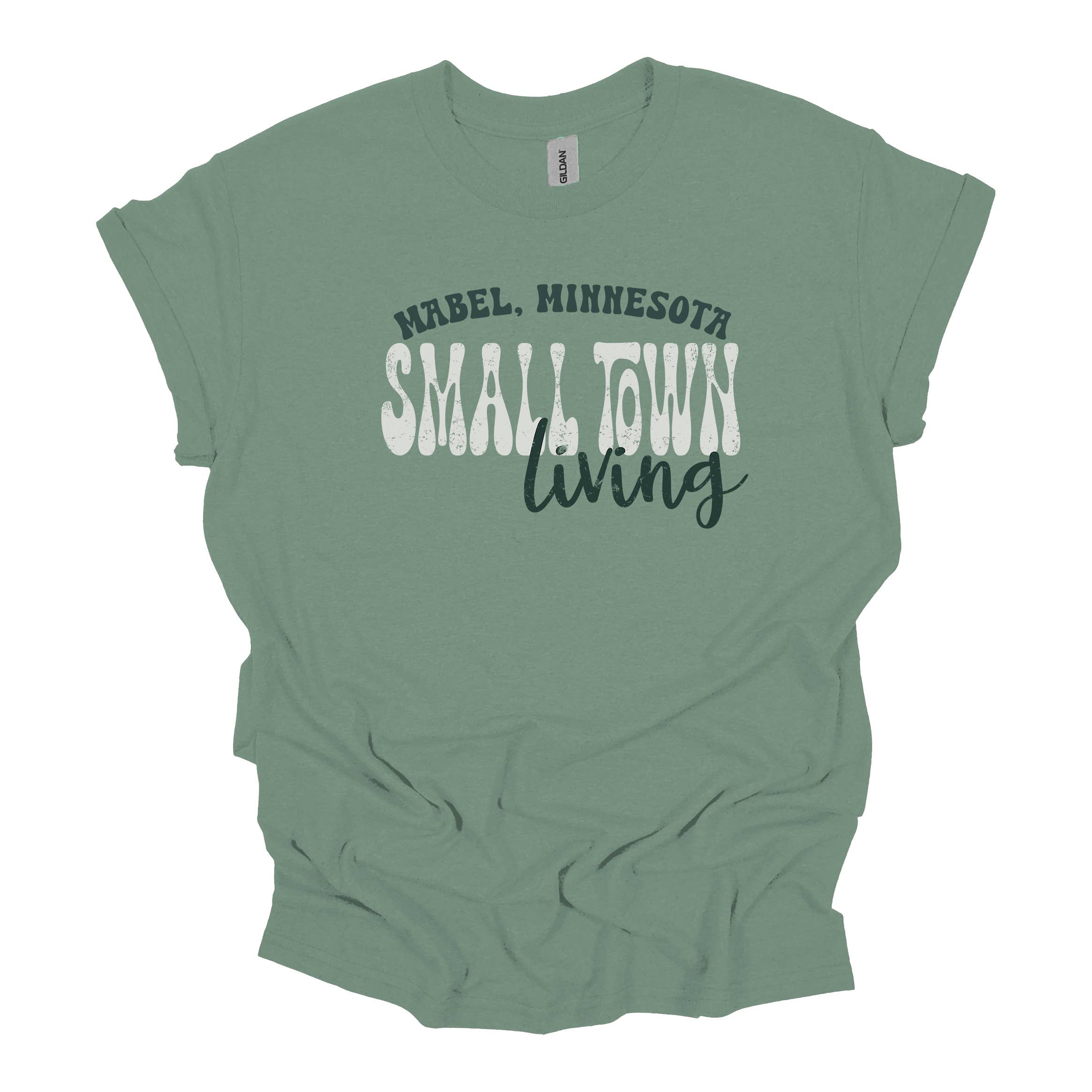 Small Town Living Personalized Tee Hoodie, Sweatshirt | PodTeesHub.com