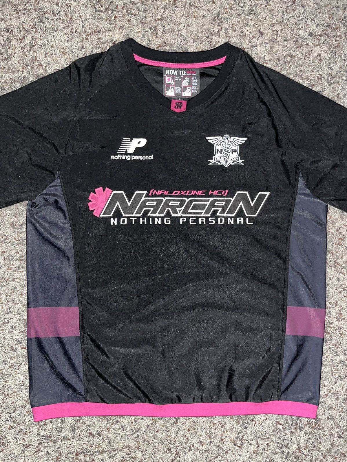 Personal Nothing Personal Narcan Soccer Jersey T-Shirts, Hoodie, Sweatshirt | PodTeesHub.com