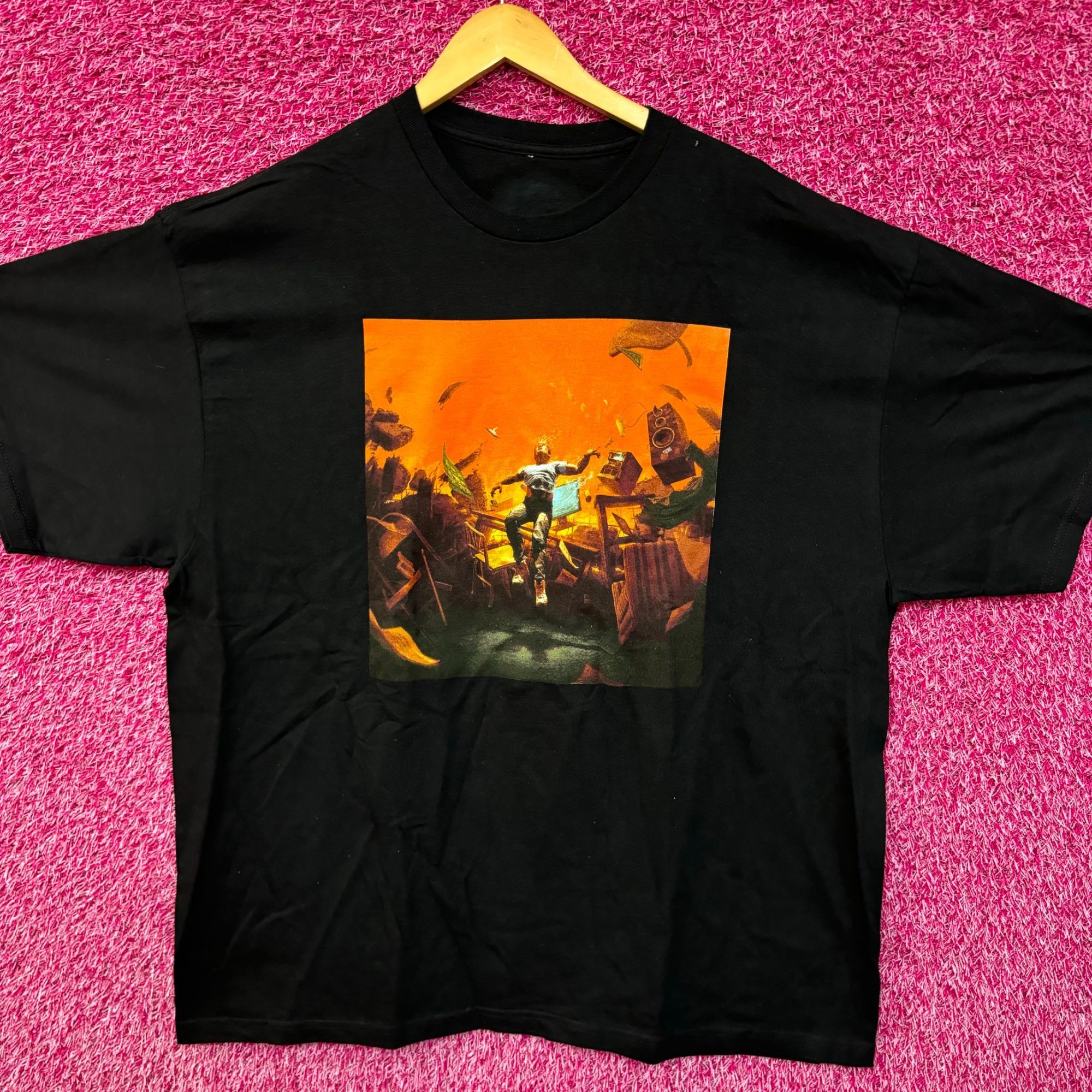Rap Tees Logic No Pressure Album Cover Art Ascending Hip Hop Tee Xl Hoodie, Sweatshirt | PodTeesHub.com