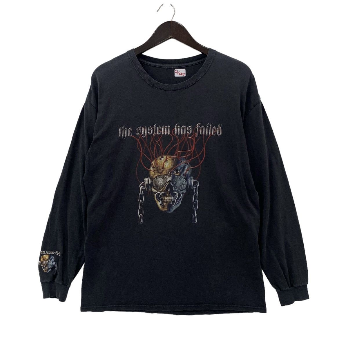 Band Tees Vintage Megadeth Heavy Metal Band Longsleeve Rare Shirt Hoodie, Sweatshirt | PodTeesHub.com