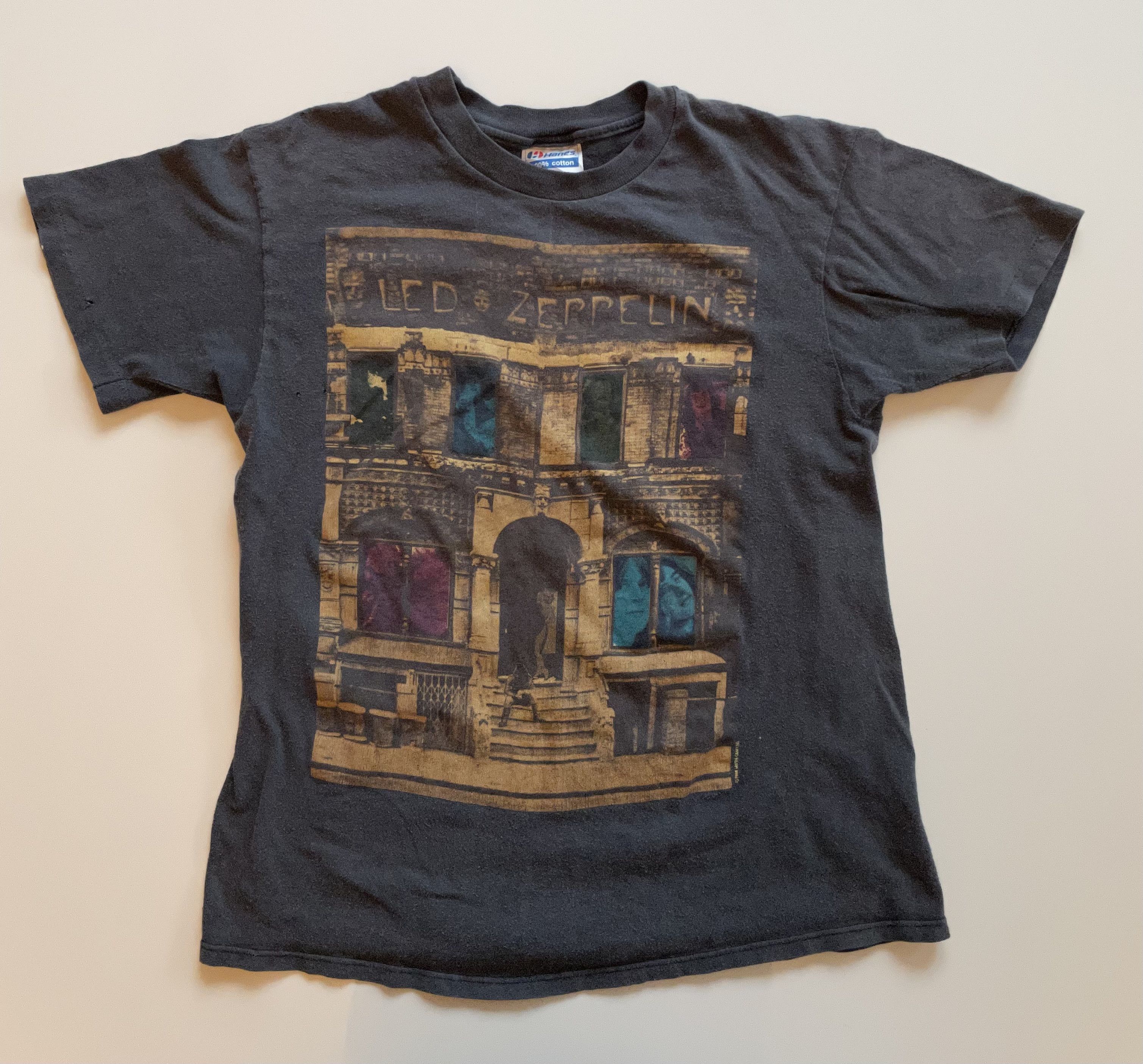 Led Zeppelin X Vintage Led Zeppelin Physical Graffiiti 1988 Vintage T Shirt Hoodie, Sweatshirt | PodTeesHub.com