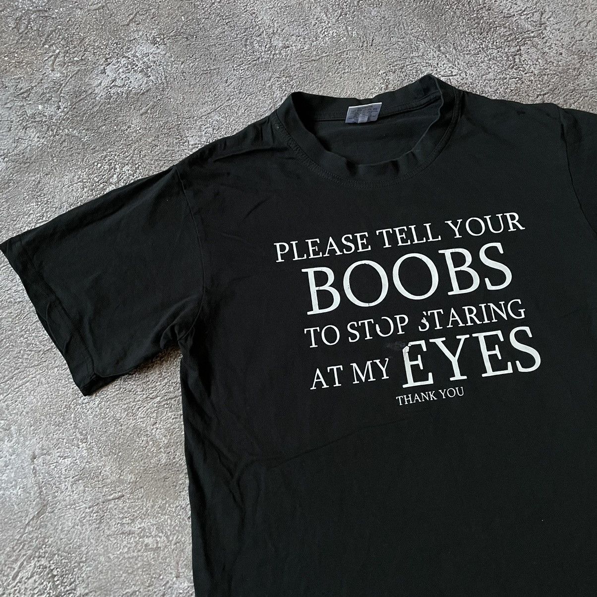 Band Tees Vintage Y2k Adult Tell Your Boobs Porno Slogan Funny Tee Hoodie, Sweatshirt | PodTeesHub.com