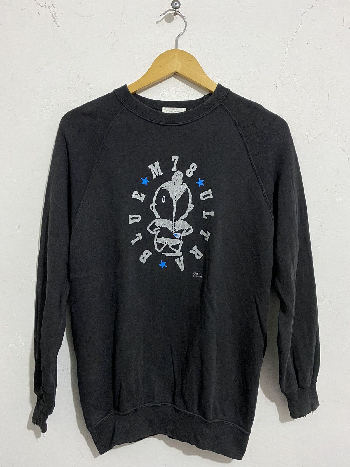 Japanese Brand Vintage Blue M78 Ultraman Bandai Sweatshirt 1989 T-Shirts, Hoodie | PodTeesHub.com