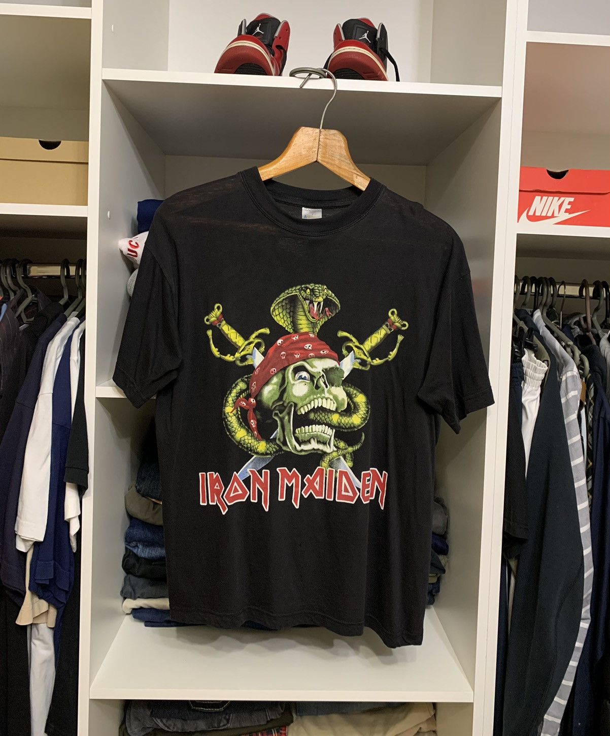 Maiden Vintage Iron Maiden Bootleg T Shirt Hoodie, Sweatshirt | PodTeesHub.com