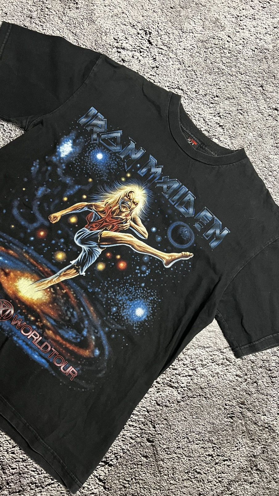 Vintage Iron Maiden Virtual Xi World Tour Rock Band Vintage Tee Hoodie, Sweatshirt | PodTeesHub.com