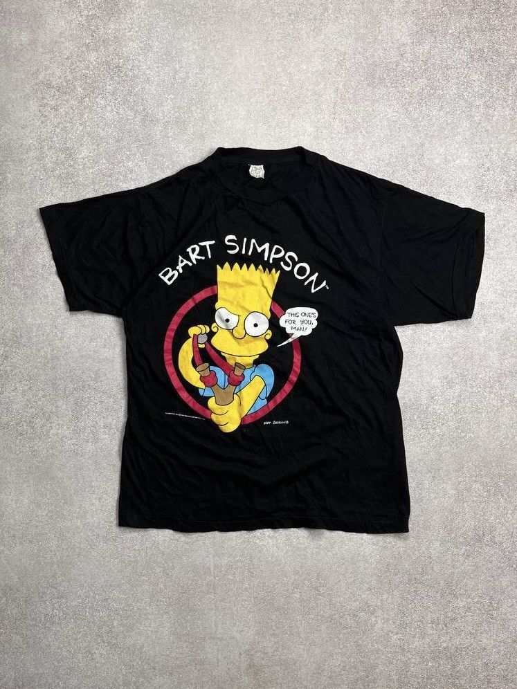 Vintage The Simpsons Bart Simpson Boxy T Shirt Xl Hoodie, Sweatshirt | PodTeesHub.com