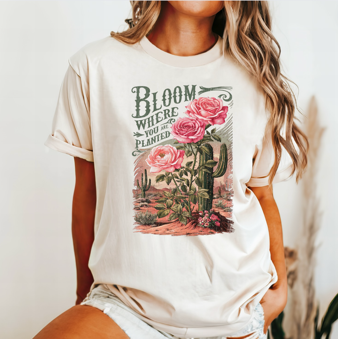 Bloom Where You Are Planted Tee Hoodie, Sweatshirt | PodTeesHub.com