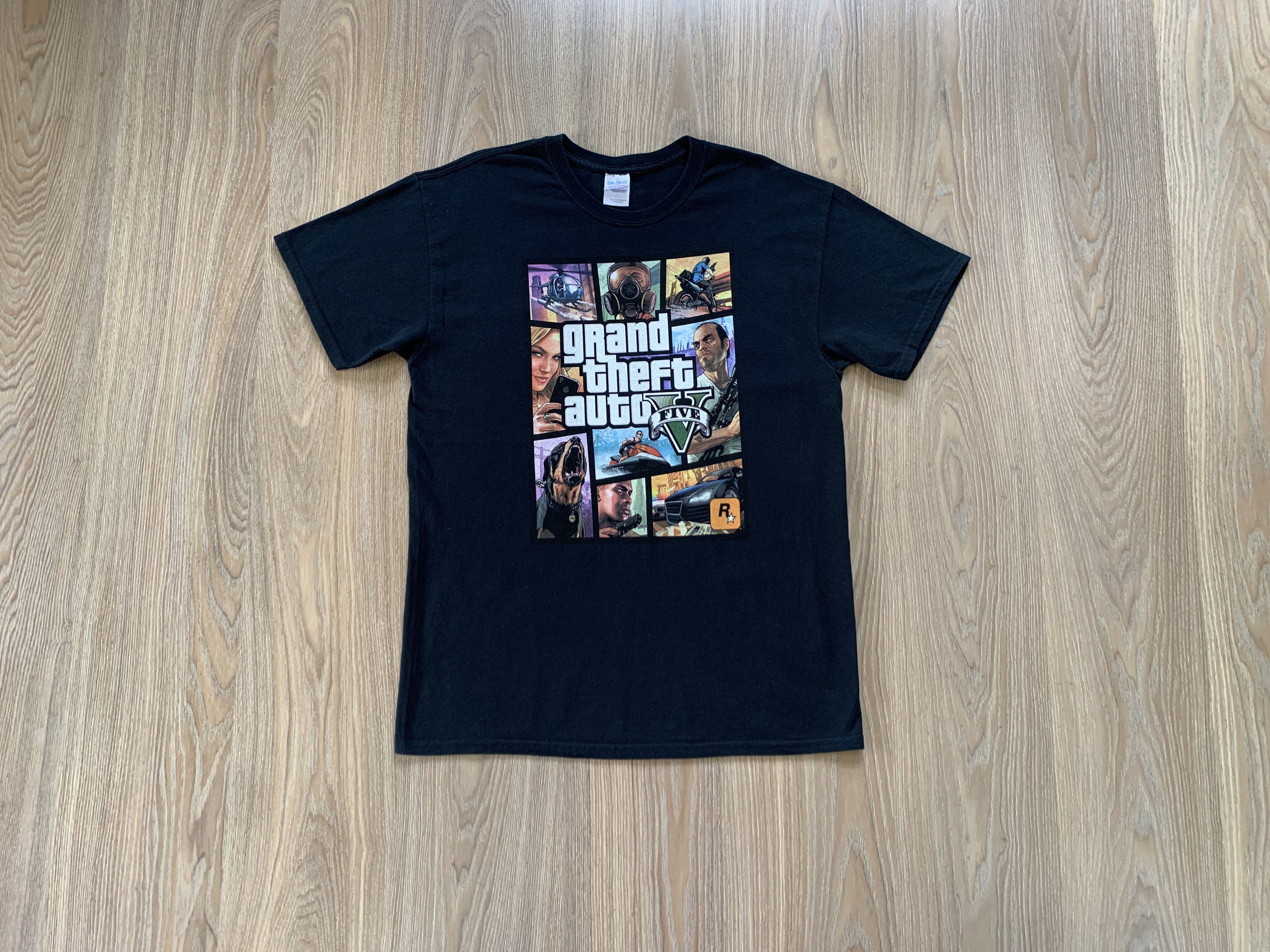 Playstation Vintage Grand Theft Auto Gta 5 Game Promo T Shirt Hoodie, Sweatshirt | PodTeesHub.com