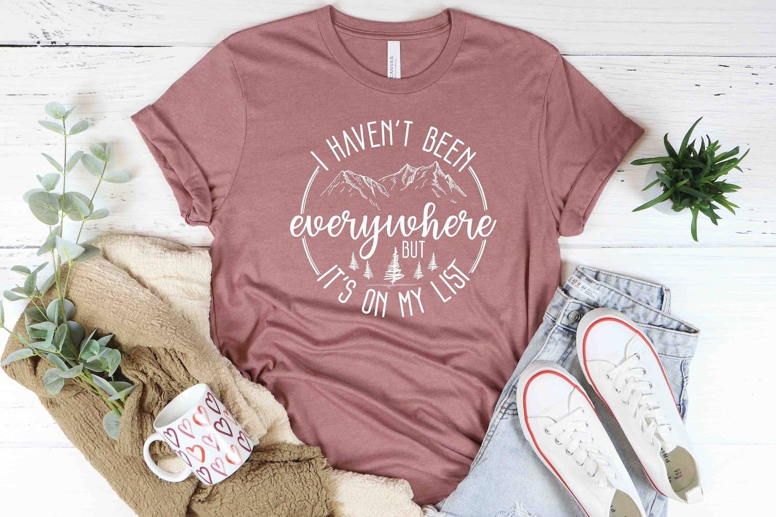 I Haven't Been Everywhere But It's On My List T-Shirt Hoodie, Sweatshirt | PodTeesHub.com