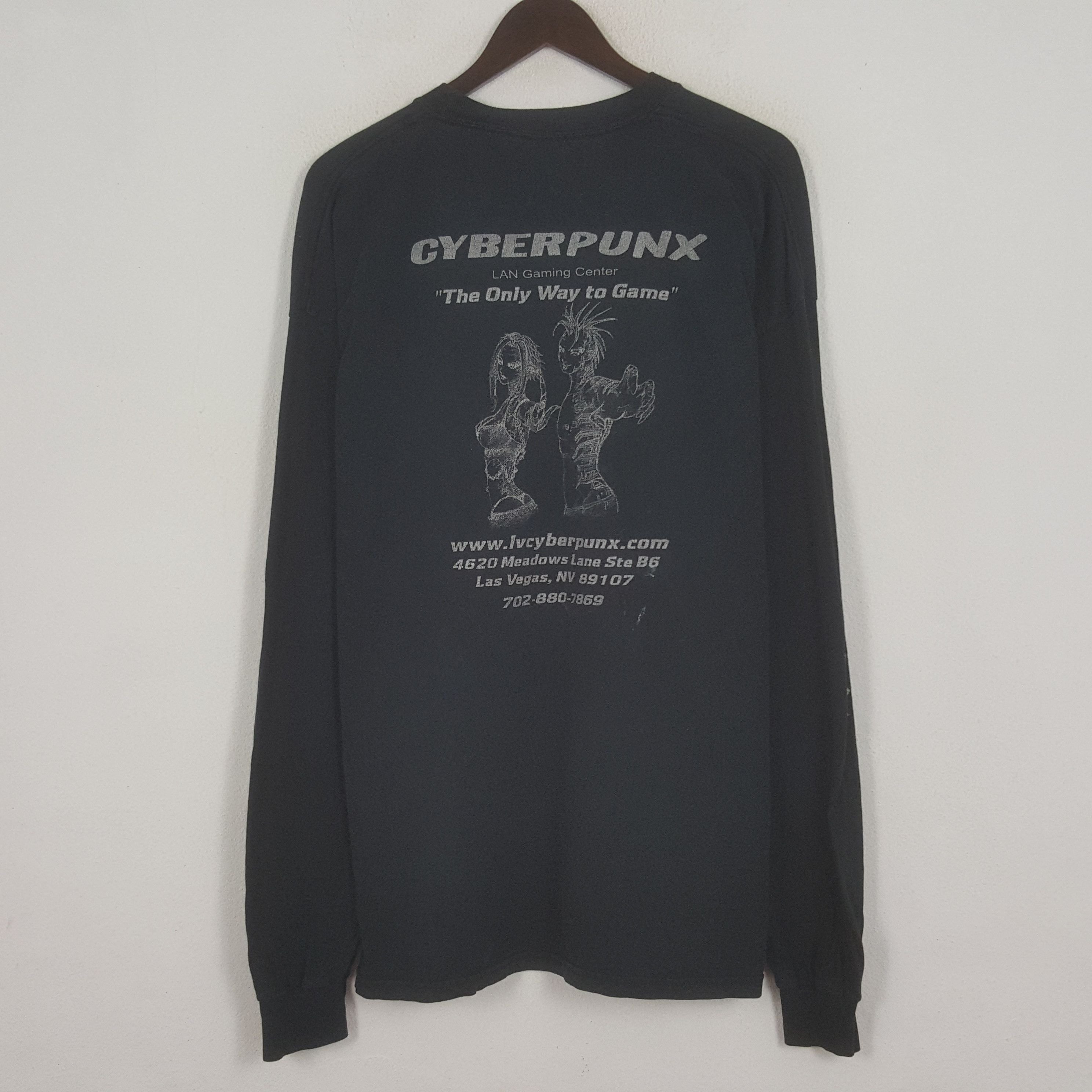 Vintage Cyberpunk Lan Gaming Centre Tshirt Hoodie, Sweatshirt | PodTeesHub.com