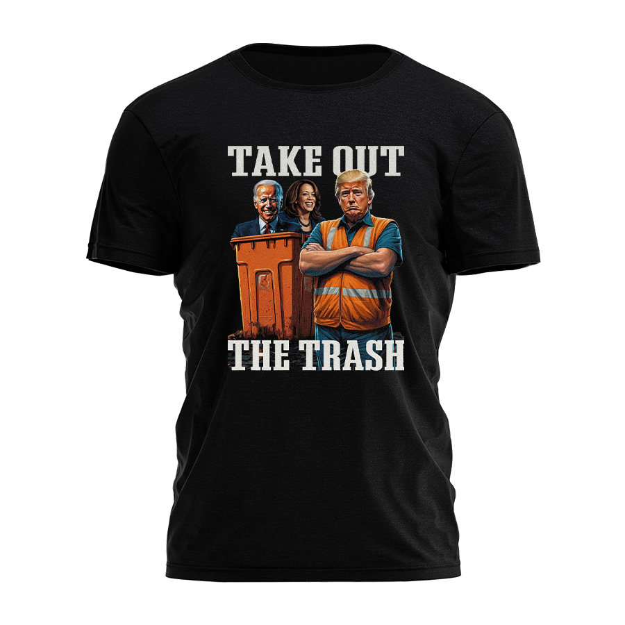 Trump - Take Out the Trash - Illustration Tee - 3199 Hoodie, Sweatshirt | PodTeesHub.com