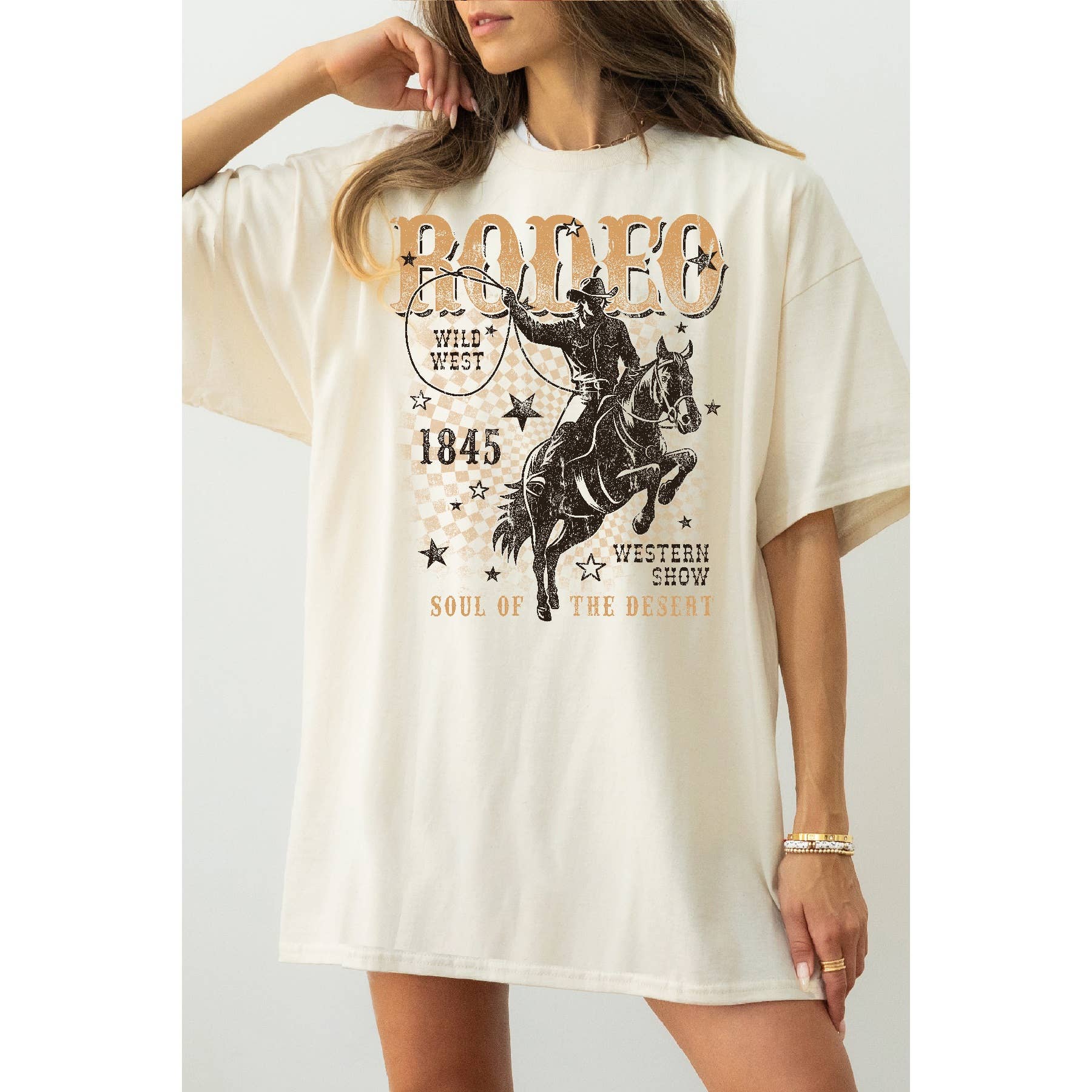 Wild West - Oversized Unisex T Shirt Hoodie, Sweatshirt | PodTeesHub.com