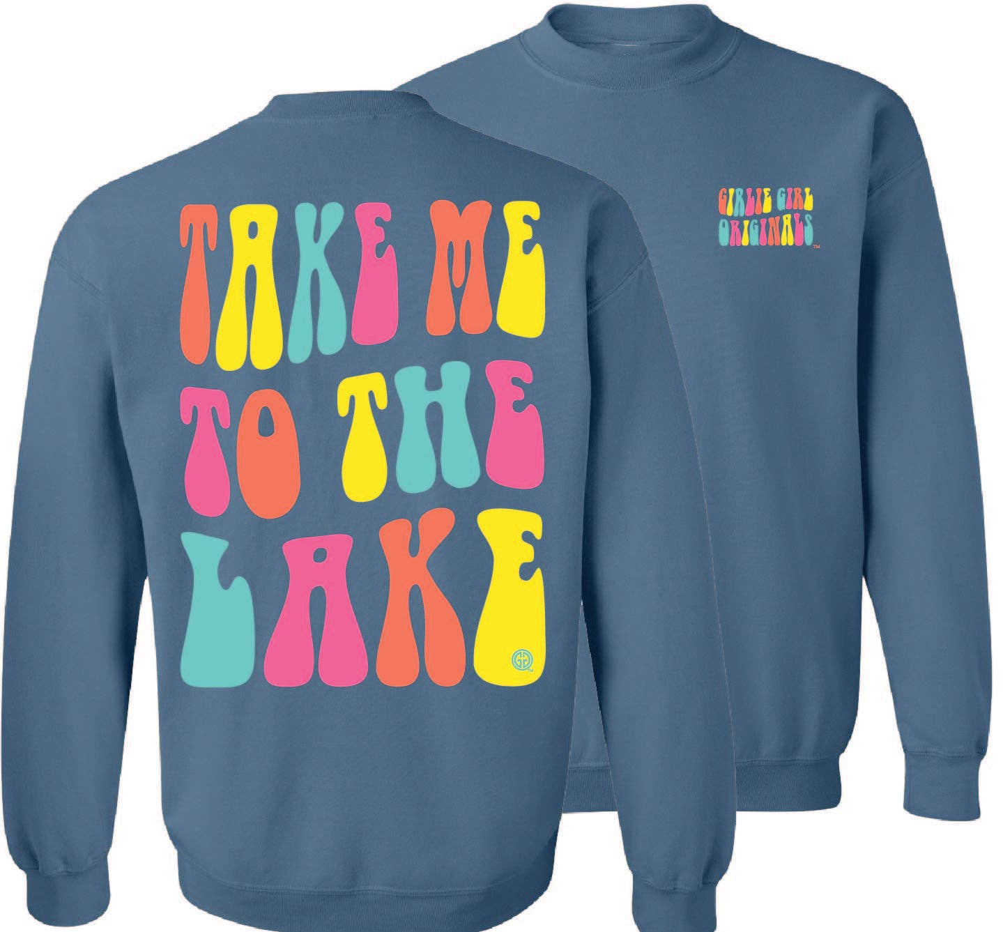 2583 To the Lake Sweatshirt Ls-Indigo T-Shirts, Hoodie | PodTeesHub.com