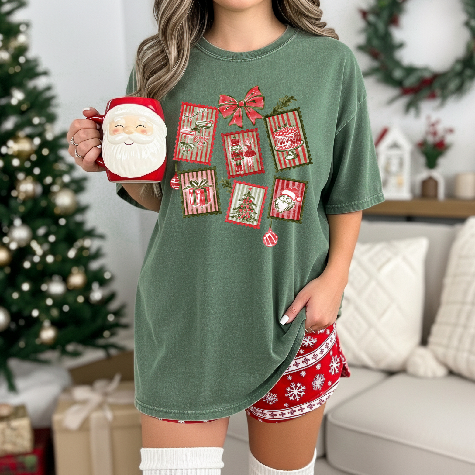 Vintage Christmas Tee Hoodie, Sweatshirt | PodTeesHub.com