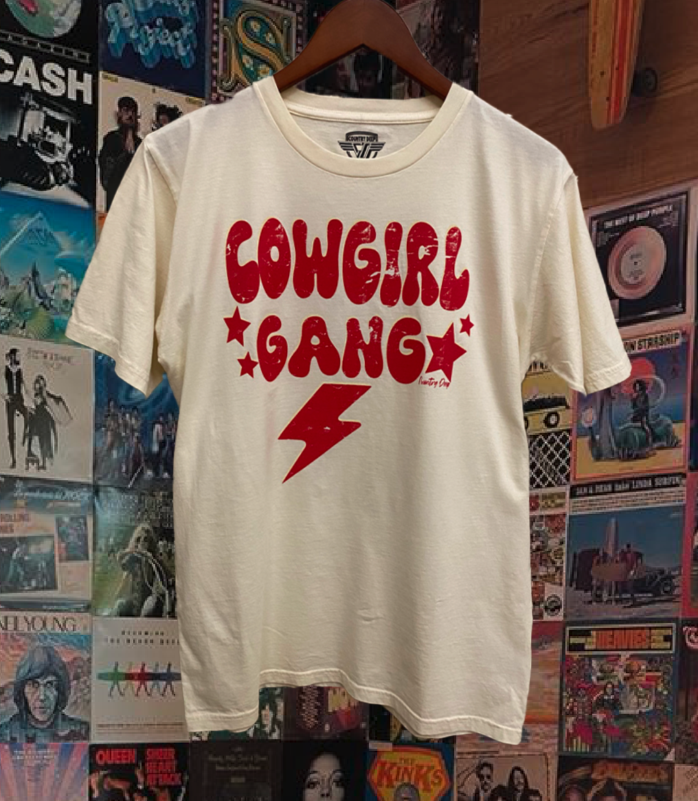 Cowgirl Gang Relaxed Unisex Tee Hoodie, Sweatshirt | PodTeesHub.com