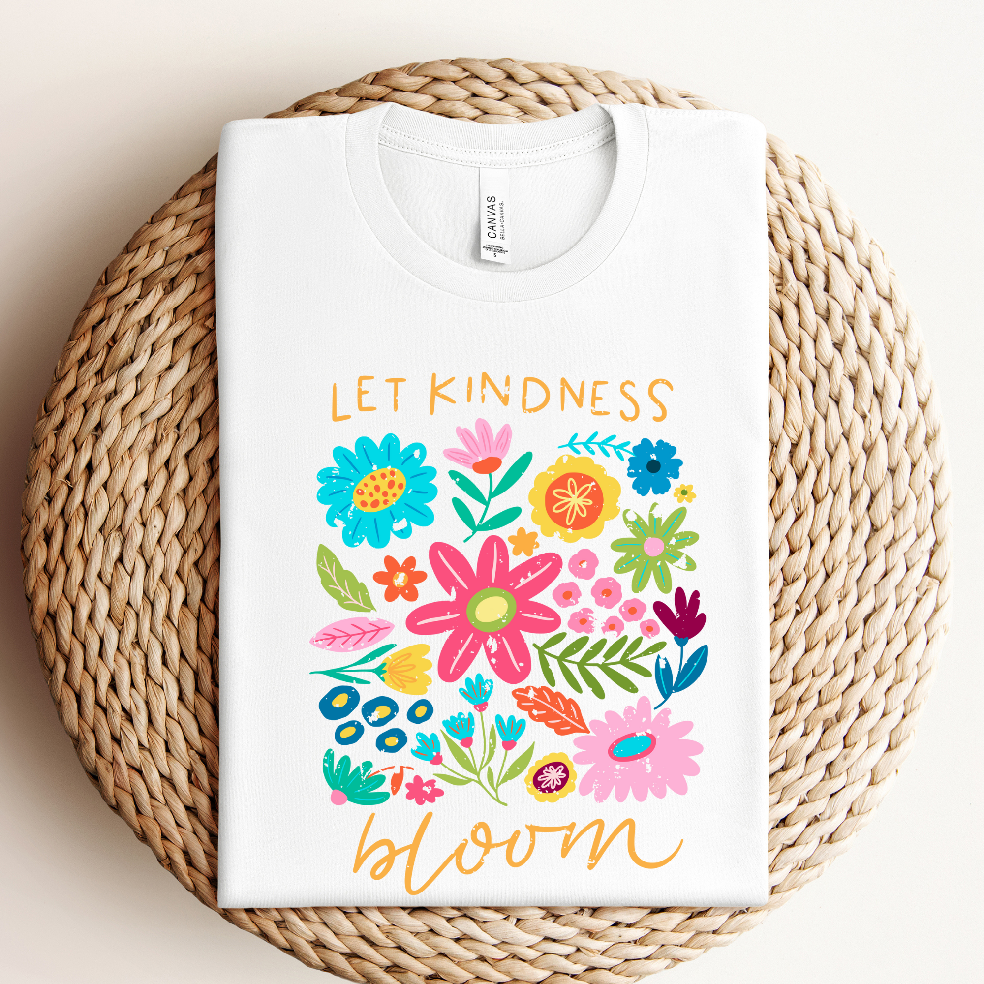 Let Kindness Bloom Graphic Tee Hoodie, Sweatshirt | PodTeesHub.com