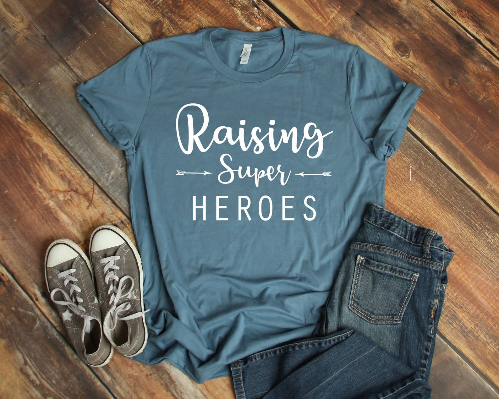 Raising Super Heroes T-Shirt Hoodie, Sweatshirt | PodTeesHub.com
