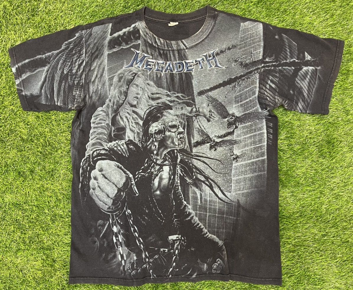 Vintage Megadeth 2002 Heavy Metal Promo Band Tees Hoodie, Sweatshirt | PodTeesHub.com