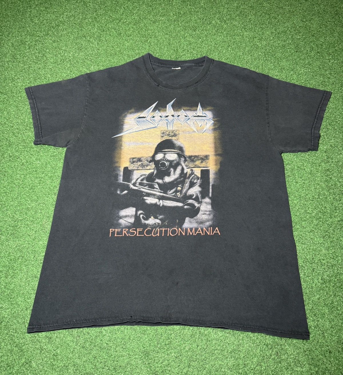 Band Tees Vintage Sodom Persecution Mania Metal German Band T Shirt Hoodie, Sweatshirt | PodTeesHub.com