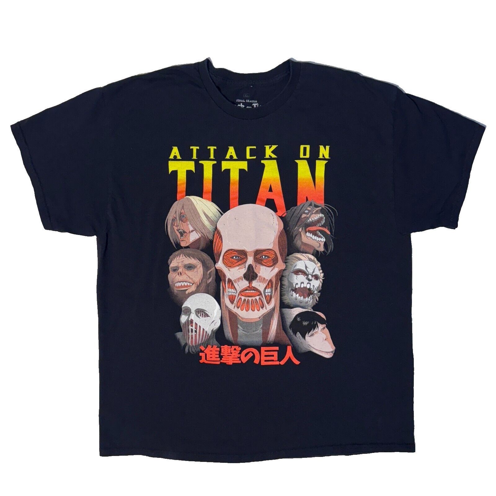 Other Attack Titan Final Season All Titans Black Anime T-Shirts, Hoodie, Sweatshirt