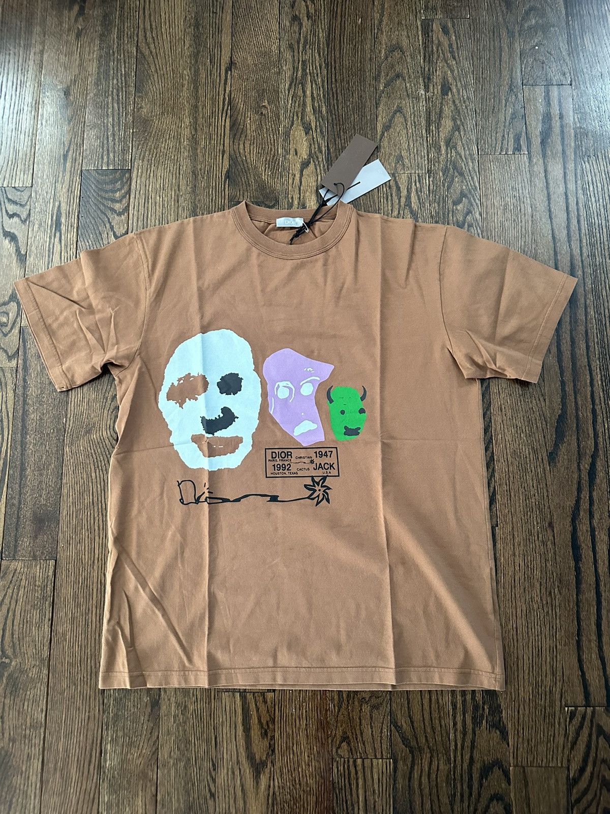 Kim Jones X Travis Scott Dior Kim Jones Cactus Jack Oversized Tshirt Hoodie, Sweatshirt | PodTeesHub.com