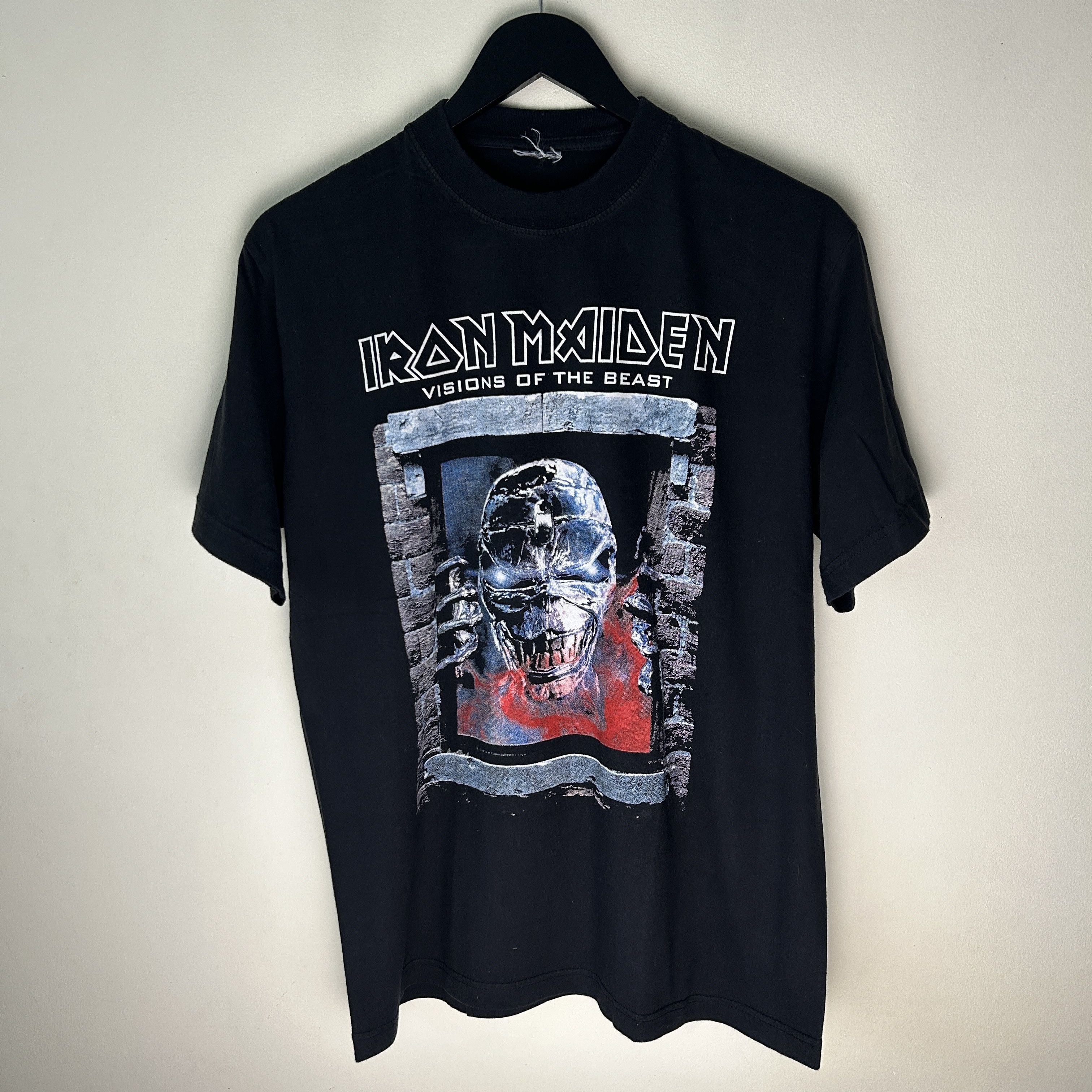 Band Tees Vintage Iron Maiden Visions Of The Beast Band T Shirt Hoodie, Sweatshirt | PodTeesHub.com