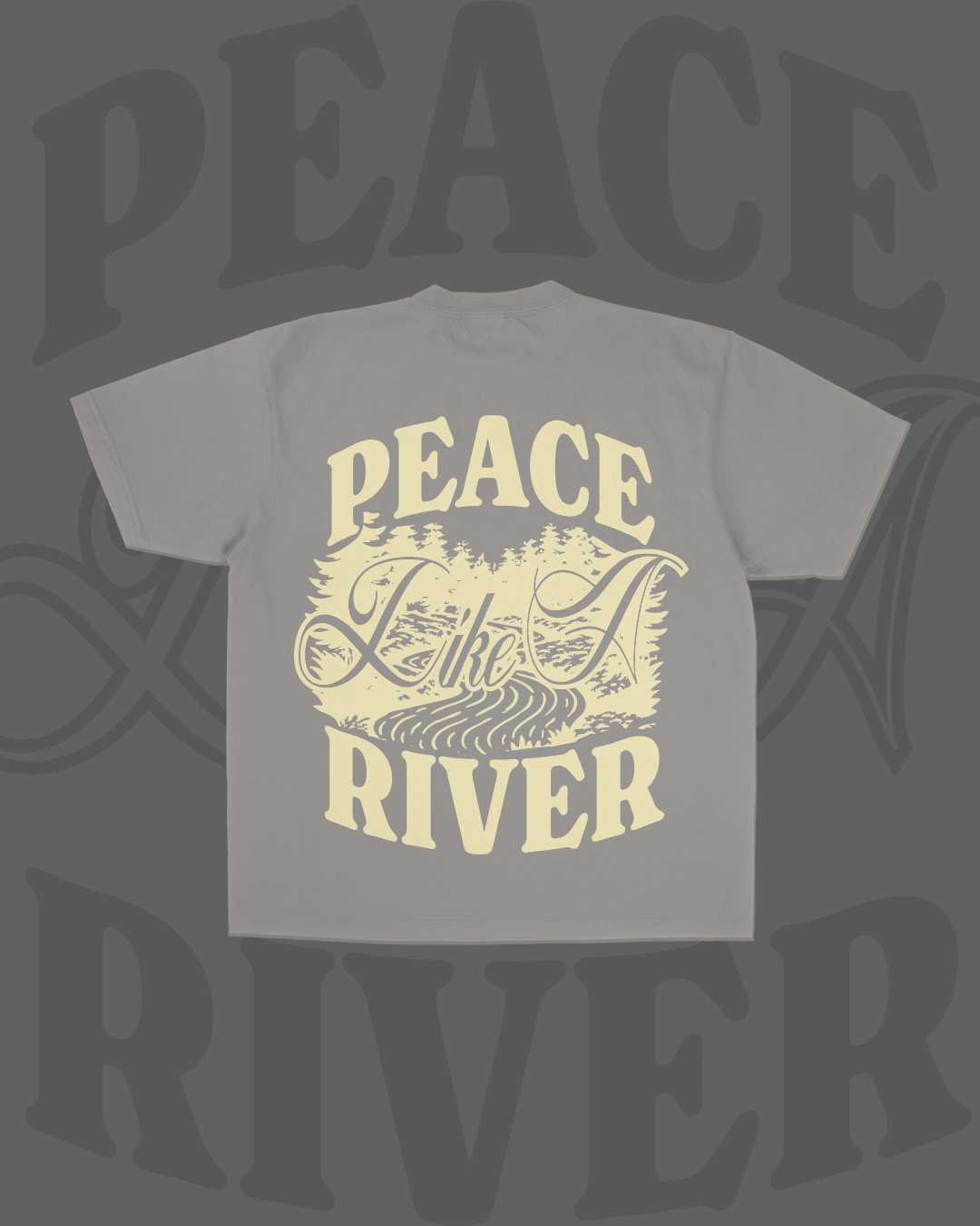 New || "Peace Like A River" Tee Hoodie, Sweatshirt | PodTeesHub.com